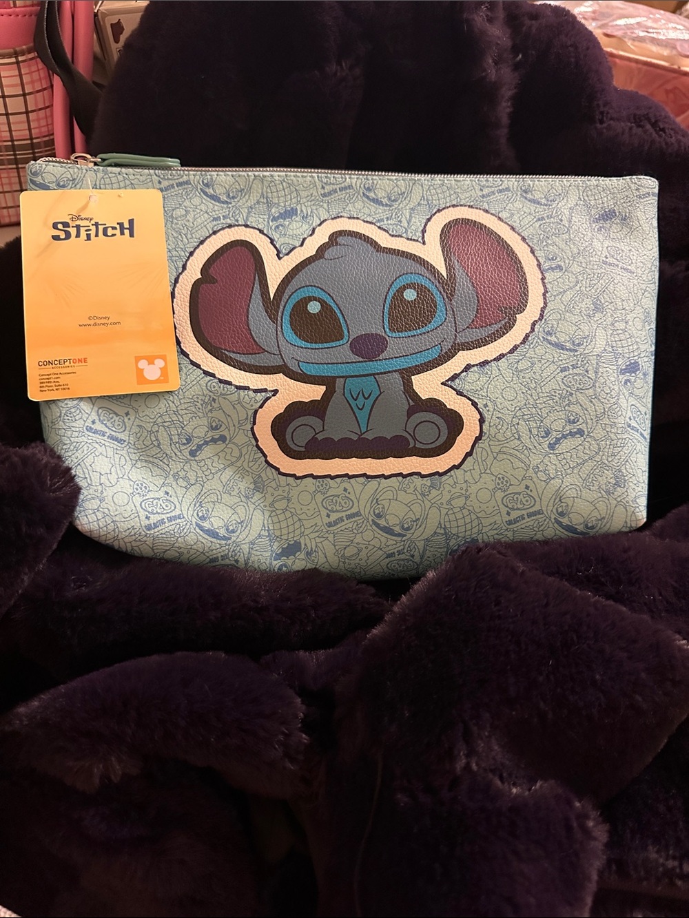 NWT Disney Stitch Large Makeup or Toiletries bag